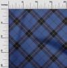 oneOone Cotton Flex Fabric Tartan Check Print Fabric By The Yard 40 Inch