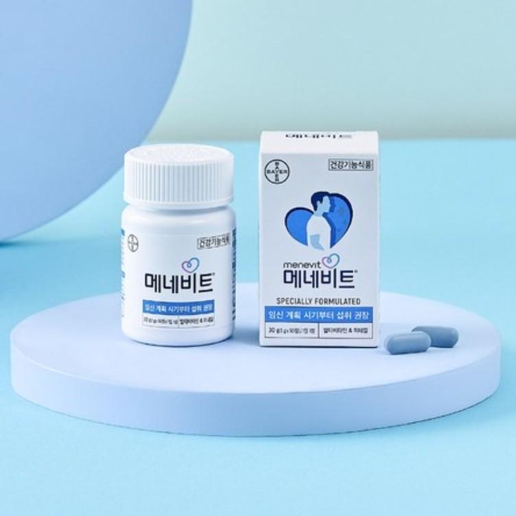 [Menevit Bayer] Men's Pregnancy Preparation Multivitamin (1 Unit 30 Tablets 30g), Korean Health Food