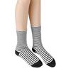 Japanese Fashion Striped Socks Women College Style School Girls Crew Socks Casual Harajuku Streetwear Middle Tube Socks