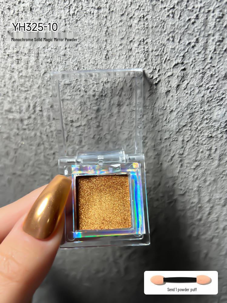 6-Color Iridescent Aurora Nail Art Magic Mirror Powder – Super Bright, Fine Glitter, No Flying Powder