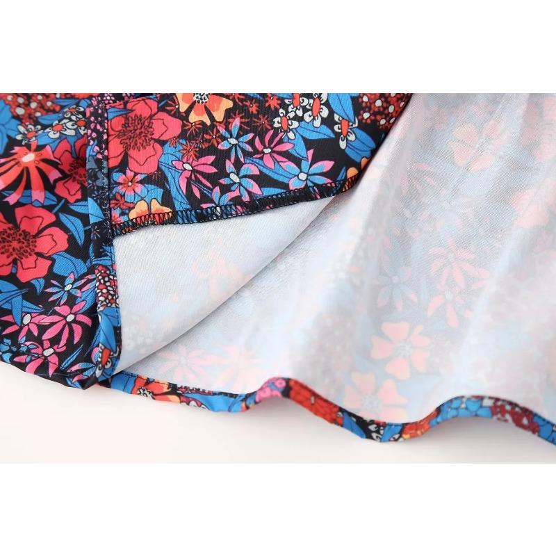 TELLHONEY Женская мода О-образный вырез топы с бантом украшения и брюки на пуговицах — фото 9