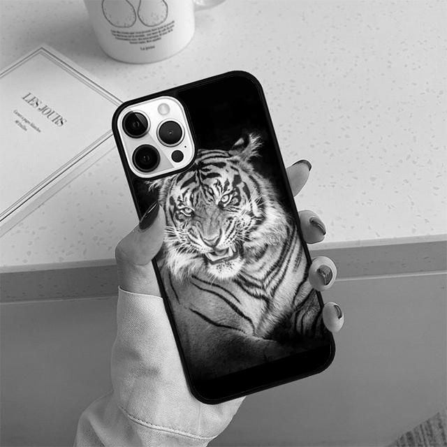 Lion tiger animal cool Phone Case For iPhone 17 Air 14 15 16 13 12 Cover For Apple Pro Max Plus Coque