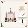 DIY Craft Pendant Christmas Photo Frame Wooden Xmas Tree Hanging Decor  Christmas Ornament