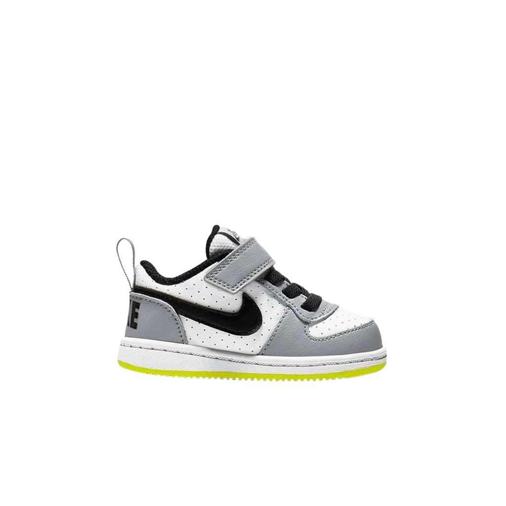 (td) Nike Court Borough Low White Wolf Grey