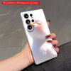 2DFlat Samsung Phone Case Cute Duck with Rosy Cheeks Phone Case Applicable To Galaxy S23 S24 S25ULTRA S26 A12 A14 A15 A16 A54 A55