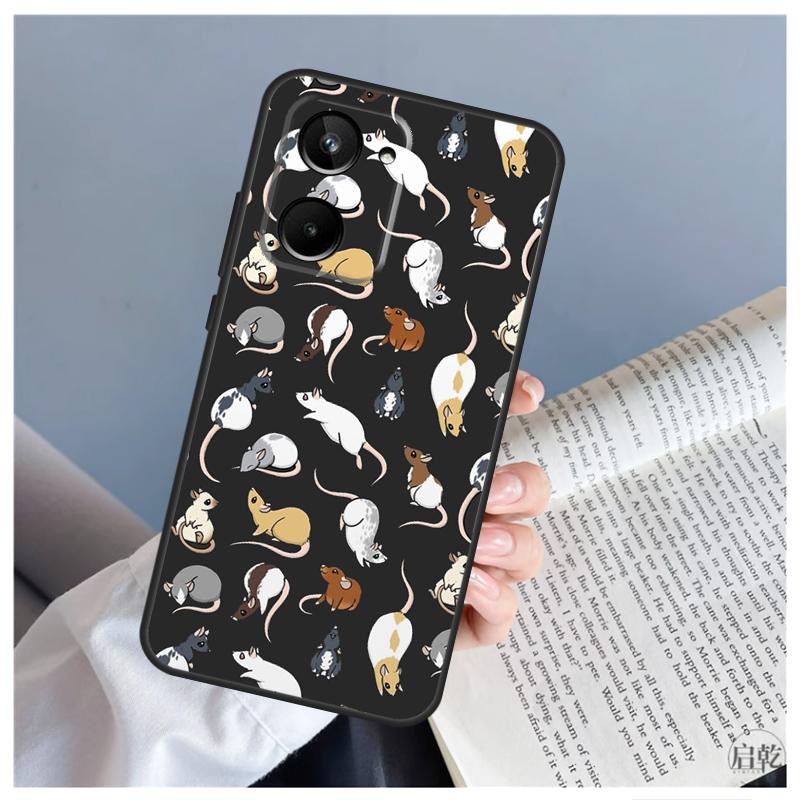 

Mouse Rat For Realme 9 10 11 12 Pro Plus GT5 C67 C55 C53 C35 C33 C30 C25s C21Y C15 GT3 GT Neo 5 Case Realme 10 4G