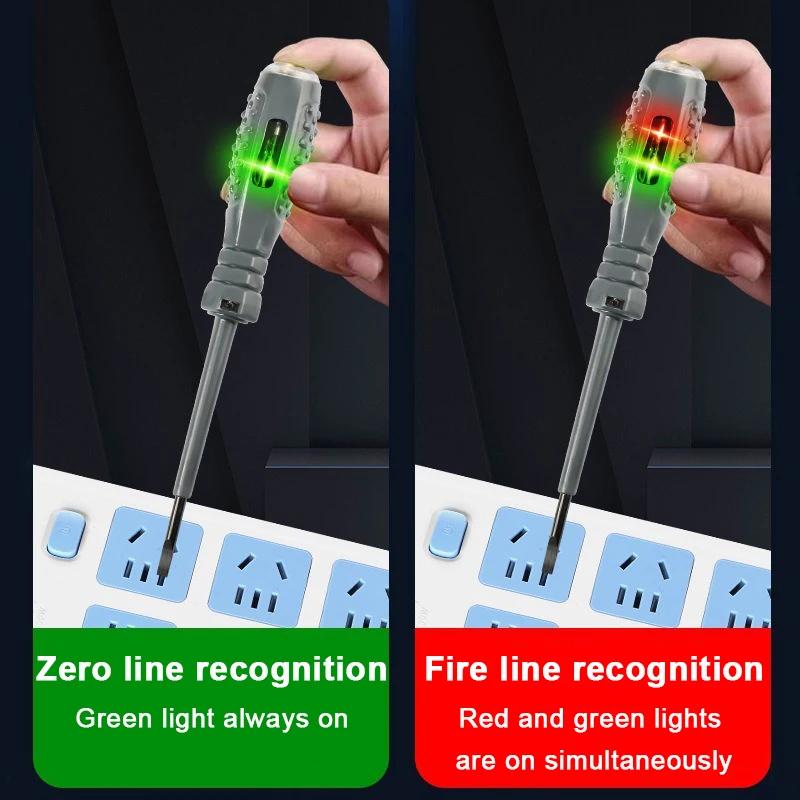 New Multi-functional Electrician Screwdriver Household Intelligent Measuring Pen ABS Non- Induction Voltage Power Tester