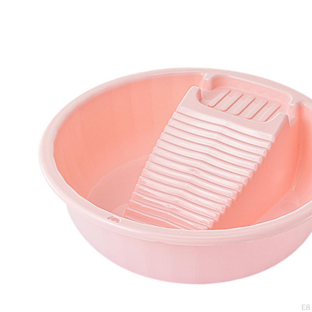 Convenient, Space-saving Washboard with Soap Holder for Towels, Pet Clothes, T-shirts, And More.