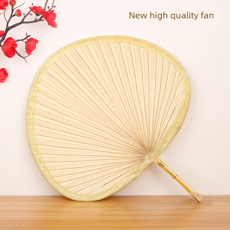 Large Traditional Palm Leaf Fan, Handmade Banana Leaf Fan for Dance, Children's Ancient Style Baby Fan, Fan Surface Weaving Art