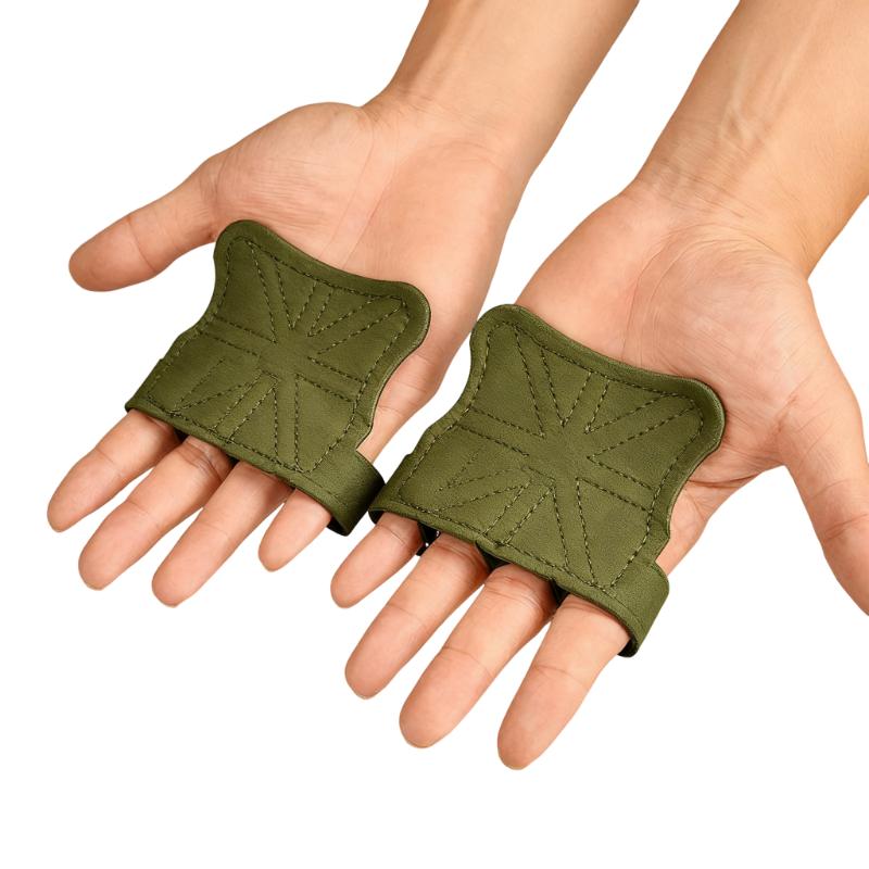 

Fitness Four Fingers Gloves Breathable Anti-Slip Shock Absorption Dumbbell Leather Weight Lifting Training Pal Men S And Women S
