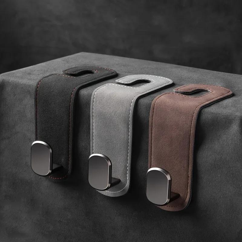 1pc Universal Auto Seat Headrest Hook Fur Zinc Alloy Car Storage Hanger Car Auto.