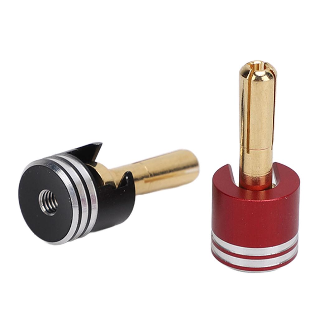 Heatsink  Plug Grip Aluminium Alloy and Copper Banana Plug Connectors with Heatsink