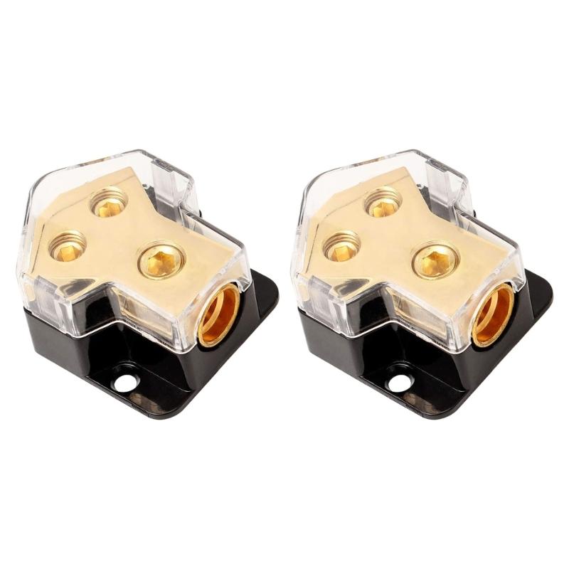 ABS And Zinc Alloy Ground Distribution Block Speaker Cable Junction Box Sound Wire Hub For Car Stereo Amplifier Wiring Upgraded 1