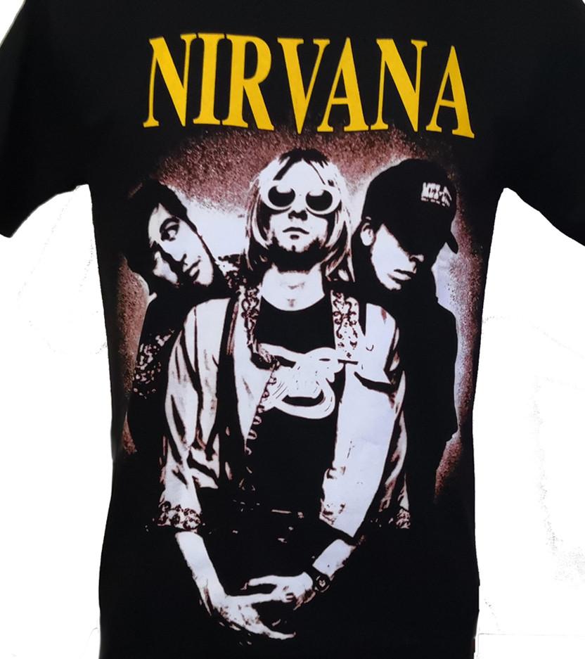 Nirvana rock band T-shirt Black Cotton Unisex All Sizes S to 5XL JJ4812