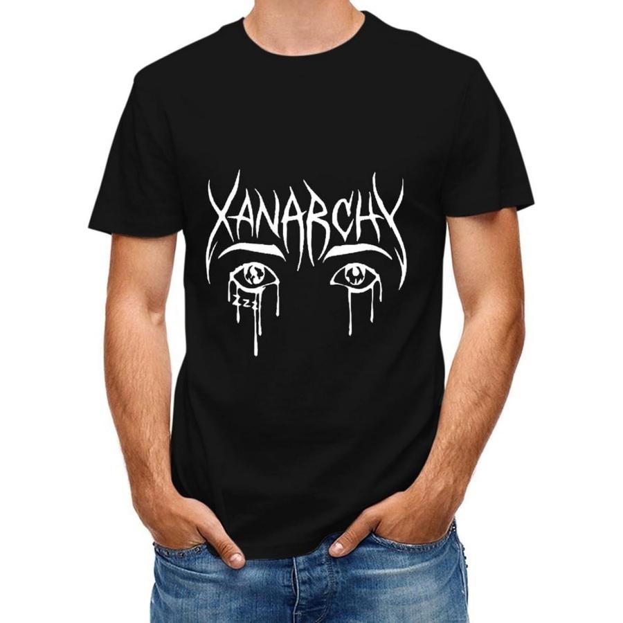 Penqino Lil Xan Logo Men s Short-Sleeve T-Shirt Cotton Crew Neck Casual T-Shirts XXXXXL разноцветный
