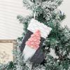 Christmas Stocking Santa Xmas Stocking Candy Bag Christmas Party Gift Bag Faceless Gnome Candy Bag