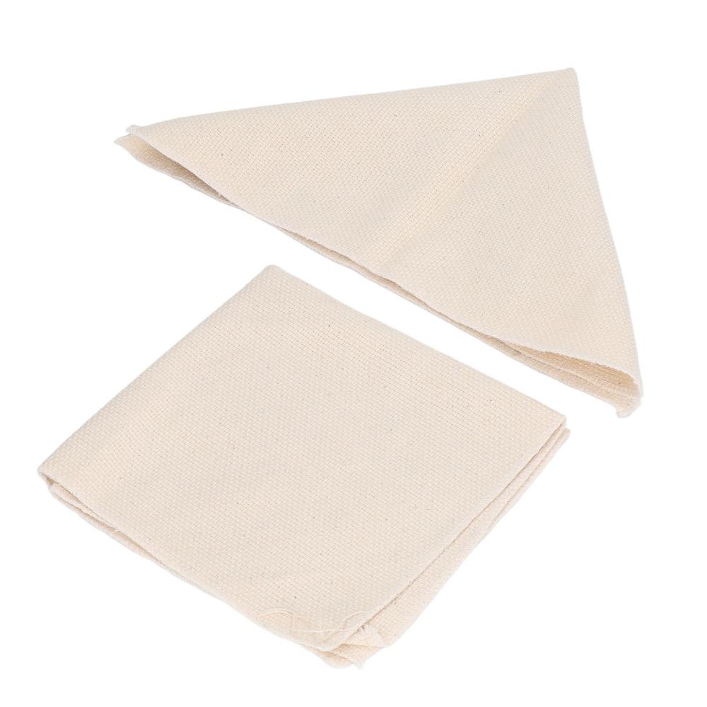 2pcs Overlocking Edge Tufting Cloth Large Size Cross Stitch Aida Cloth  For DIY Rug Making