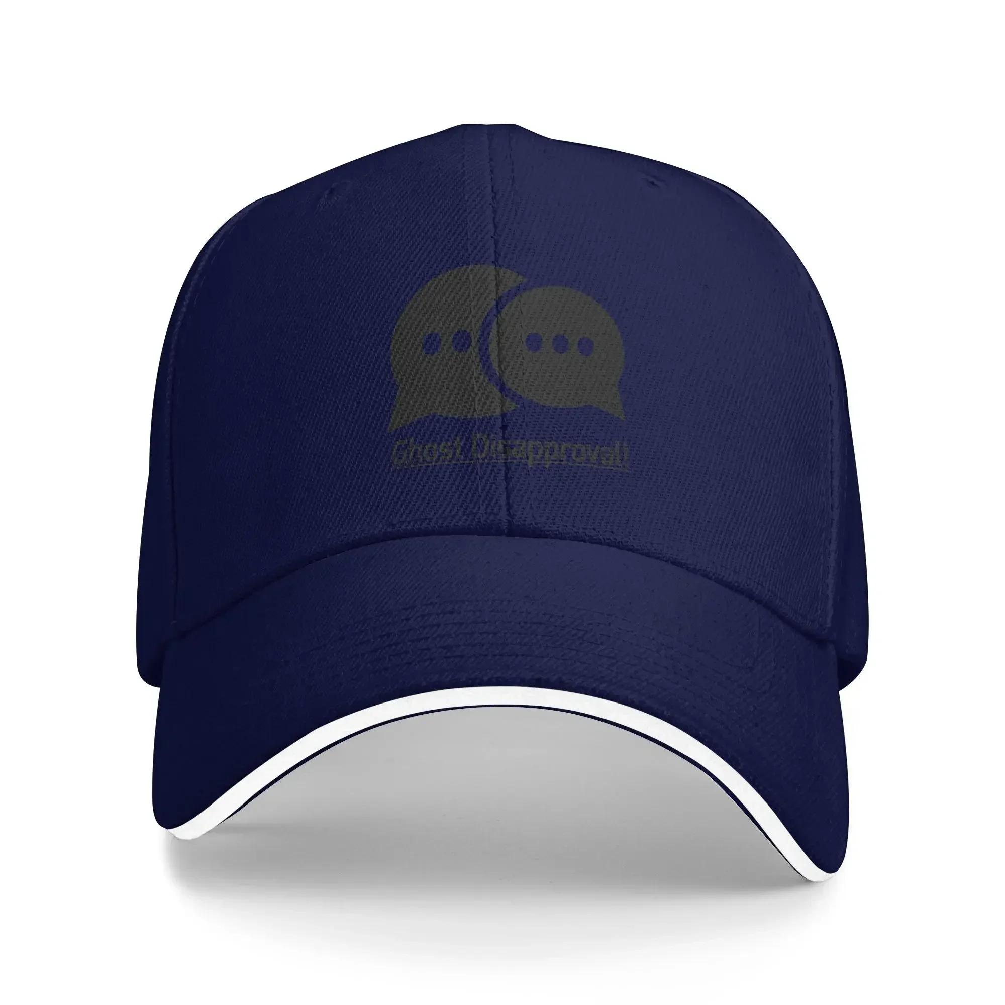 

Ghost Of Disapproval Baseball Cap Chat Bubble Street Style Female Male Trucker Hat Sun-Proof Custom DIY Outdoor Sports Caps One Size