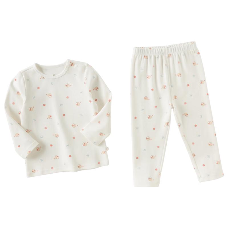 Dave & Bella Girls' Antibacterial Pajama Set