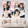 KOn Maid Anime Girls Wall Tapestry Japanese Animation Art Bedroom Decor Otaku Gift Cute Characters Home Decoration Poster