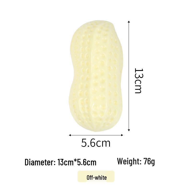 Durable Squeaky Peanut Milk Carrot Chew Toy for Dogs