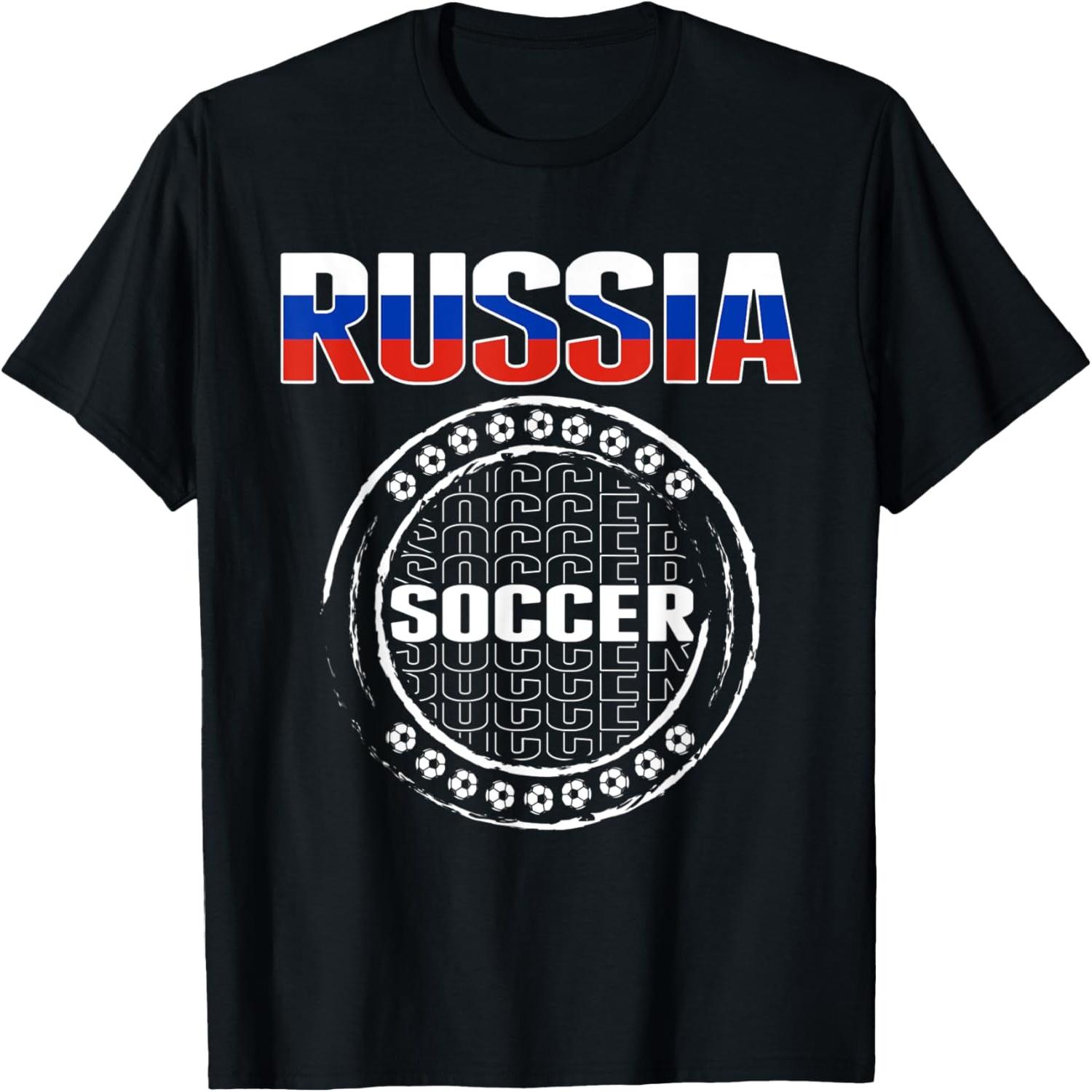 Russia Soccer Fans Jersey - Proud Russian Football Lovers T-Shirt(2) S