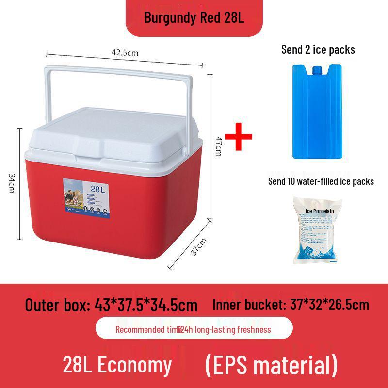 Portable Insulated Refrigerated Box for Home, Car, and Outdoor Use