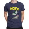 Men's T-Shirt NOFX Vintage Cotton Short Sleeve T-shirt Alternative PopRock Band O Neck Summer Fashionable T-shirt