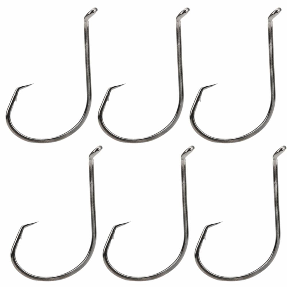 100PCS 8/0# Circle Hooks with Sharp Barb Catfish Hooks Durable Fishing Hooks Catfish Bass 8/0-100PCS