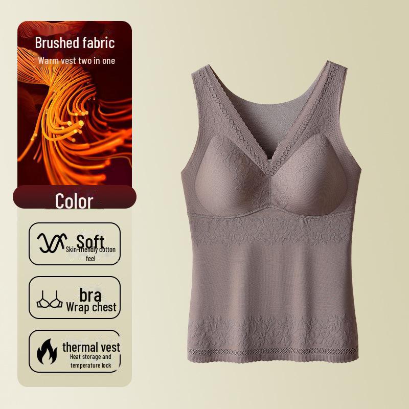 Gilet Termico Originale da Donna con Jacquard Lyocell Seta di Gelso e Imbottiture Pettorali Incorporate #840