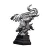 Elephant Resin Sculpture Home Decor Collectible Creative Elephant Decor Statue for Desktop Gift Desk Garden Decoration