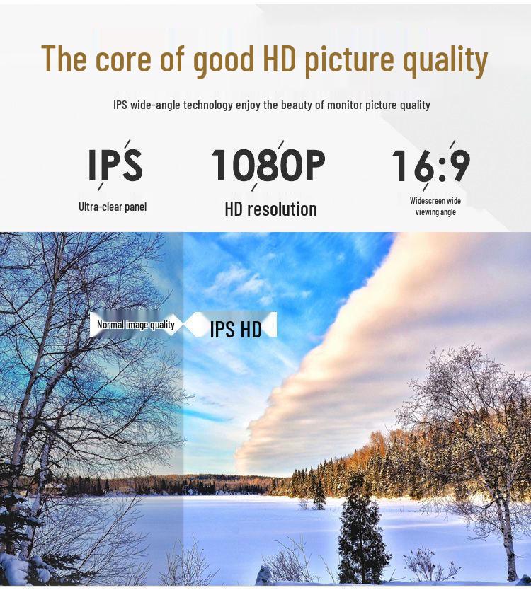 24-inch Anti-Blue Light Monitor for Office, Home, or Gaming