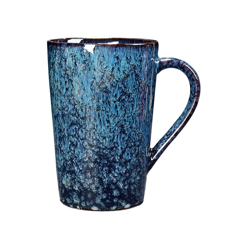 Creative Ceramic Jianzhan Color-Changing Mug - Versatile Tea, Coffee, or Water Cup for Home and Office