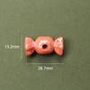 10 Stücke 13,2mm * 28,7mm Acryl DIY Schmuckherstellung Mit Loch Candy Perlen Handgefertigtes Material Charms Für Halskette Ohrringe DIY
