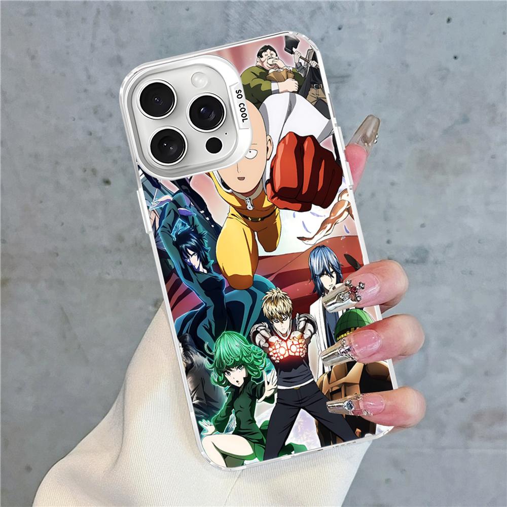 One Punch Man Phone Case For IPhone 16 15 14 13 12 11 Pro Max X XR XSMAX 8 7 Plus Matte Shockproof Back Cover