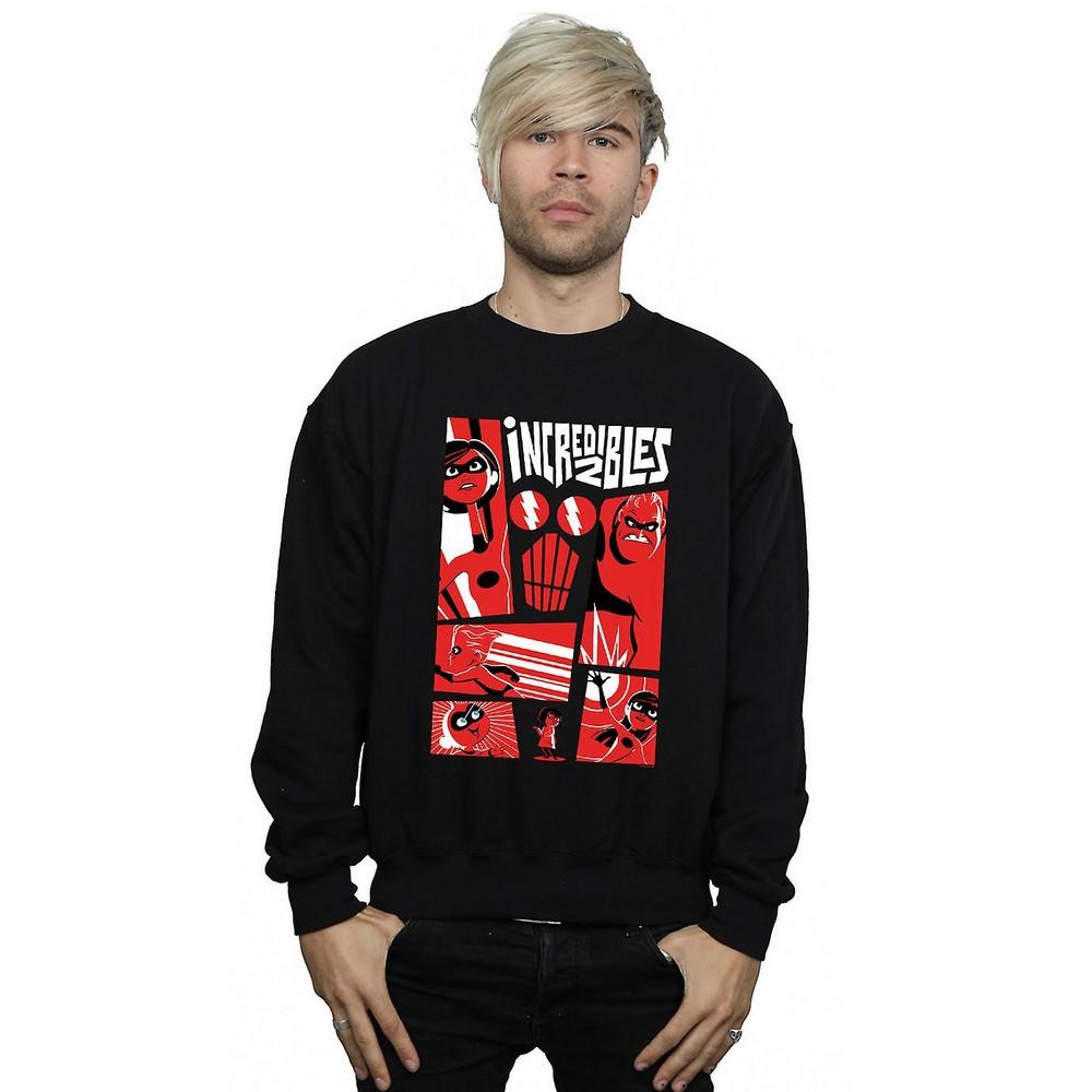 The Incredibles Mens Collage Sweatshirt