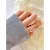 Korean-Style Smiley Face Ring for Women: Simple, Trendy, Adjustable, Versatile, Fresh, Light Luxury Design – Perfect for the Internet Celebrity Look