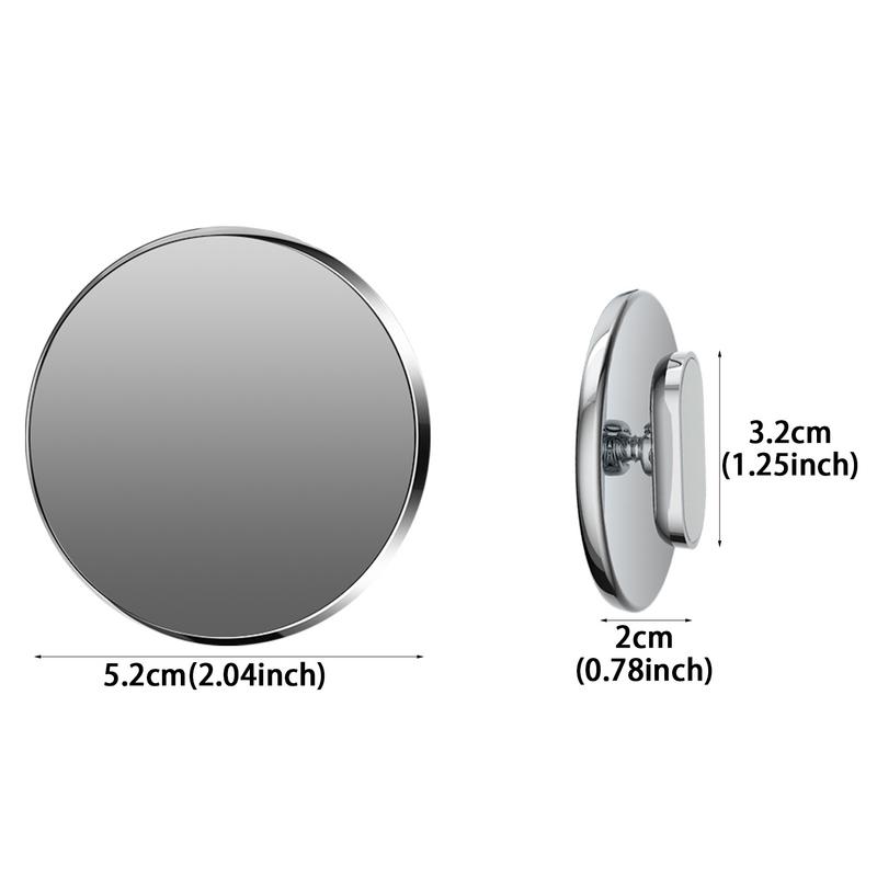 2pcs Car Blind Spot Rear View Mirrors Small Fish Eye Mirrors Round Side Blind Spots Mirror Car Reverse Auxiliary Convex Mirror