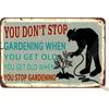 Tin Sign Art Metal Wall Decor 20x30cm Retro Vintage Painting