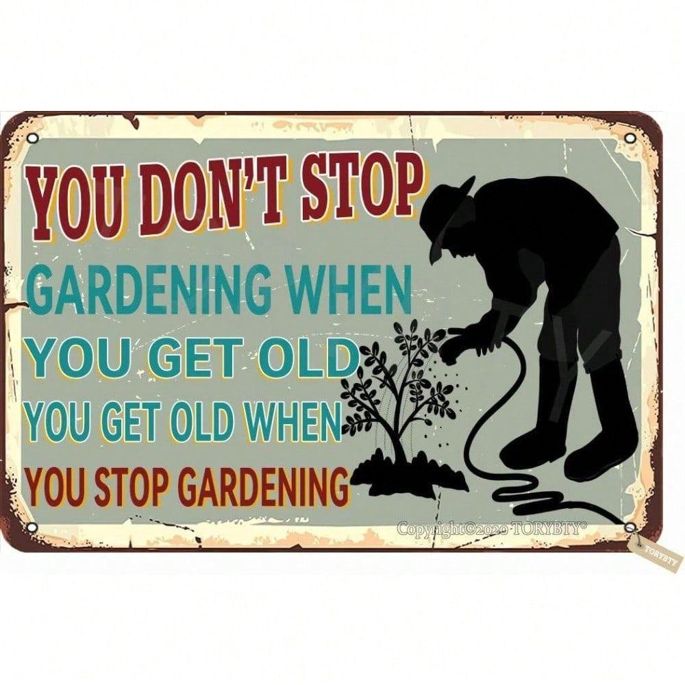 Tin Sign Art Metal Wall Decor 20x30cm Retro Vintage Painting
