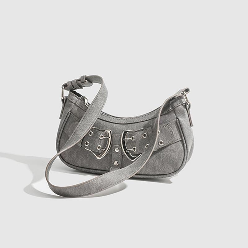 Amerikansk Stil Kvinner Nisjedesign Underarms Crossbody-veske Mote Pu Lær Pung Håndveske Luksus Designer Skuldervesker