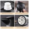 2L Large Capacity Double-Layer 304 Stainless Steel Vacuum Insulated Hot Water Kettle
