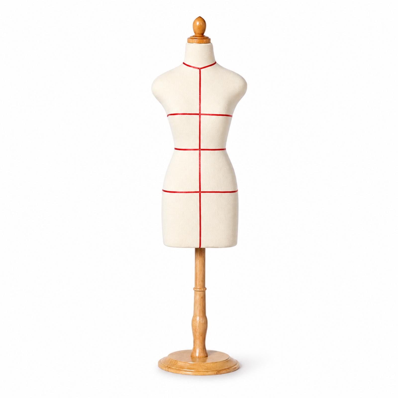 Half-Body Female Dress Form Stable with