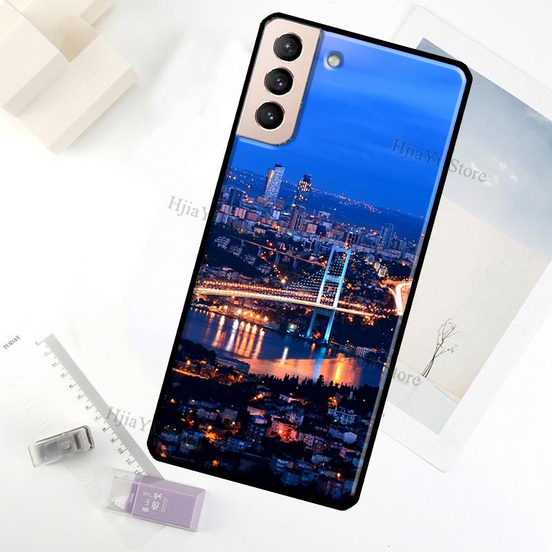 Turkey Istanbul Scenery Building Case For Samsung Galaxy S23 Ultra Note 20 10 S9 S10 Plus S20 S21 FE S22 Ultra Phone Cover