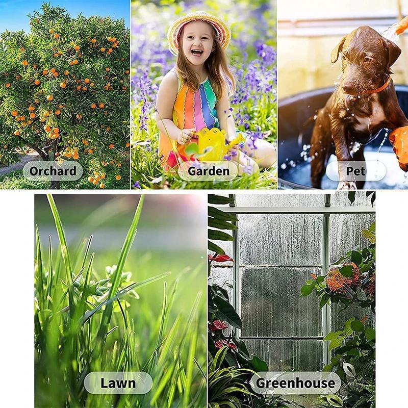 Car Washing Water Gun Garden Sprinkler Irrigation High Pressure Spray Automatic Pistol Wash Farming Supplies Watering System Jet