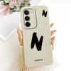 For Realme C83 Lucky Initial Letter Phone Case For Realme C83 C 83 5G Soft Silicone Cases Bumpers