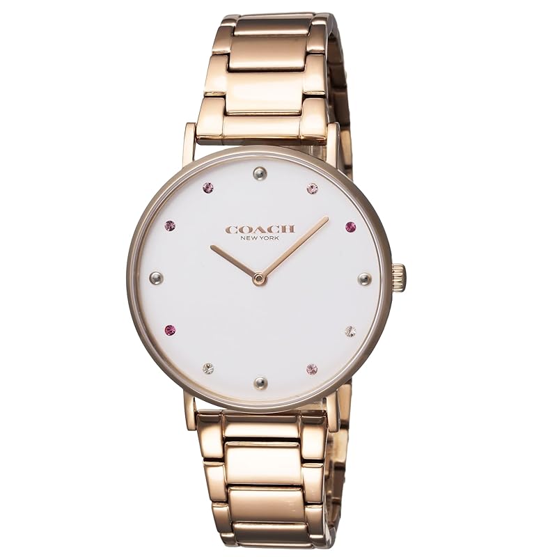 

[coach] watch PERRY perry white dial stainless steel mineral glass quartz Quartz Daily life waterproof 36MM China Watch 14503938 ladies gold [product]