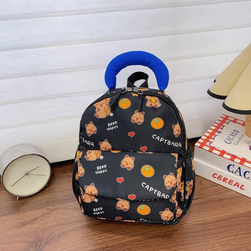 Cartoon Animation Cute Little Girl Backpack Kindergarten Small And Medium Class Baby Schoolbag Foreign Style Printing Children'S Backpack