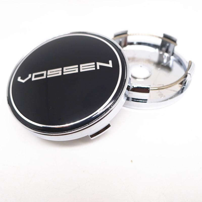 4 pezzi 60mm Coprimozzo Centrale Ruota Vossen Cerchi Auto Copertura Antipolvere Coprimozzi 56mm Emblema Accessori Styling Auto