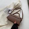 Women's PU Leather Shoulder Bag  Vintage Armpit Bag  Square Bag  Fashionable Crossbody Bags
